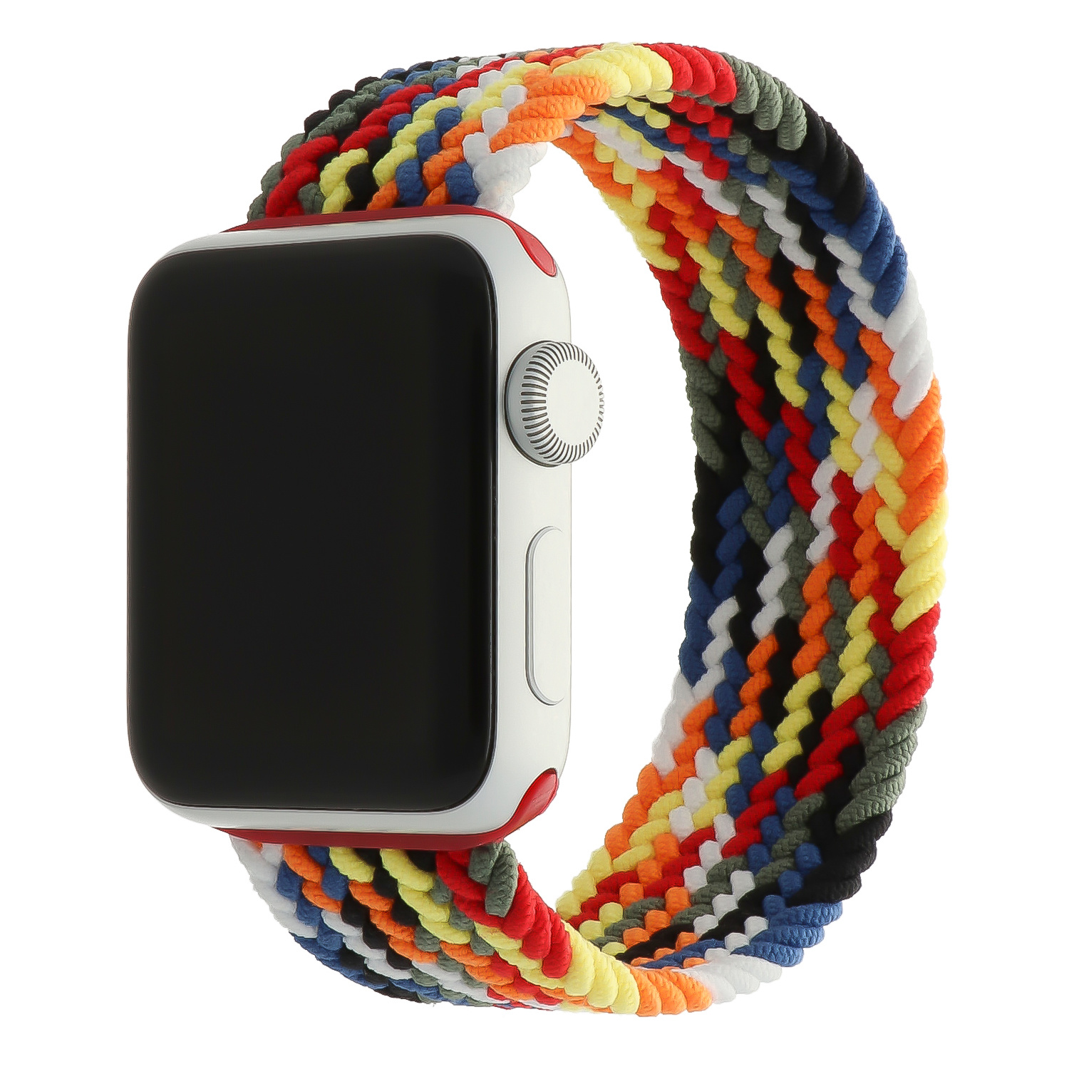 Apple Watch gevlochten solo band - colorful - iwatch - Horlogeband Armband Polsband