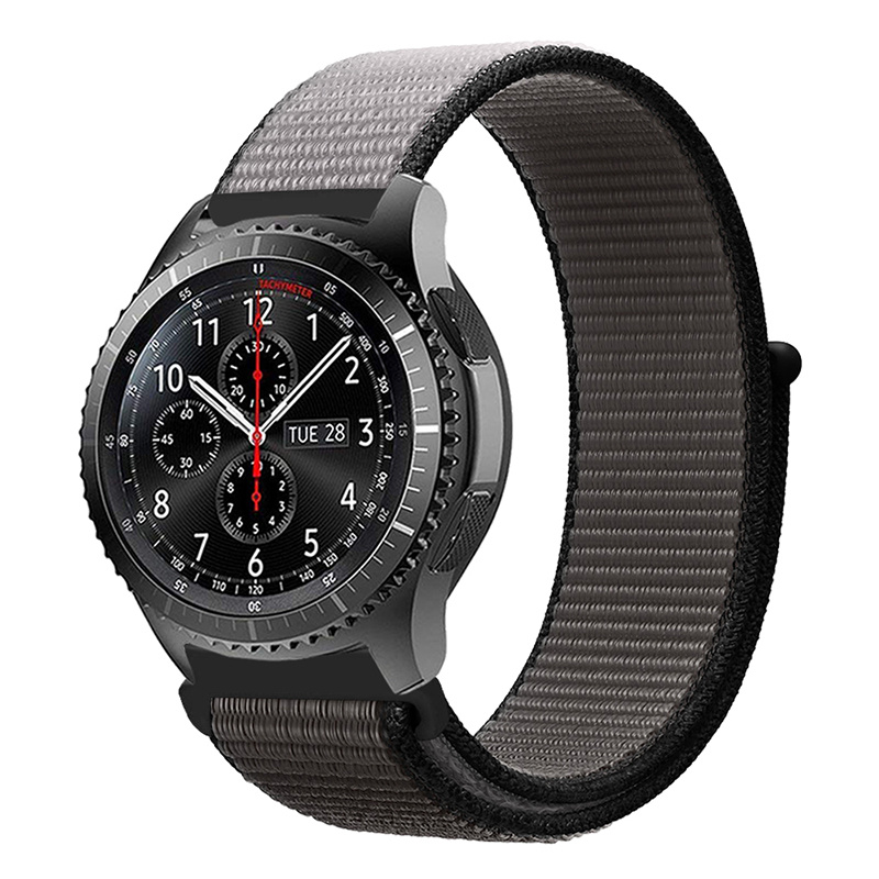 Huawei Watch GT nylon sport band - anker grijs - Horlogeband Armband Polsband