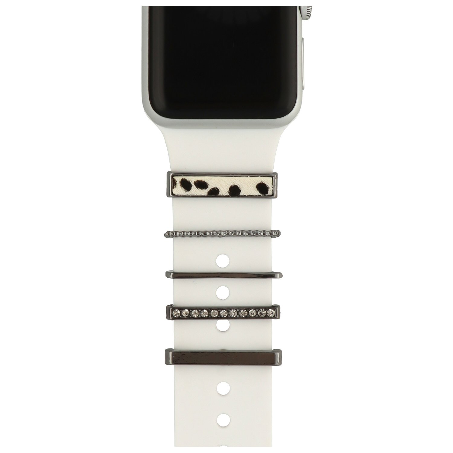 Apple Watch sieraad Rosa - zwart - Geschikt voor - Apple Watch Series Ultra, 8, 7, SE, 6, 5, 4, 3, 2 en 1