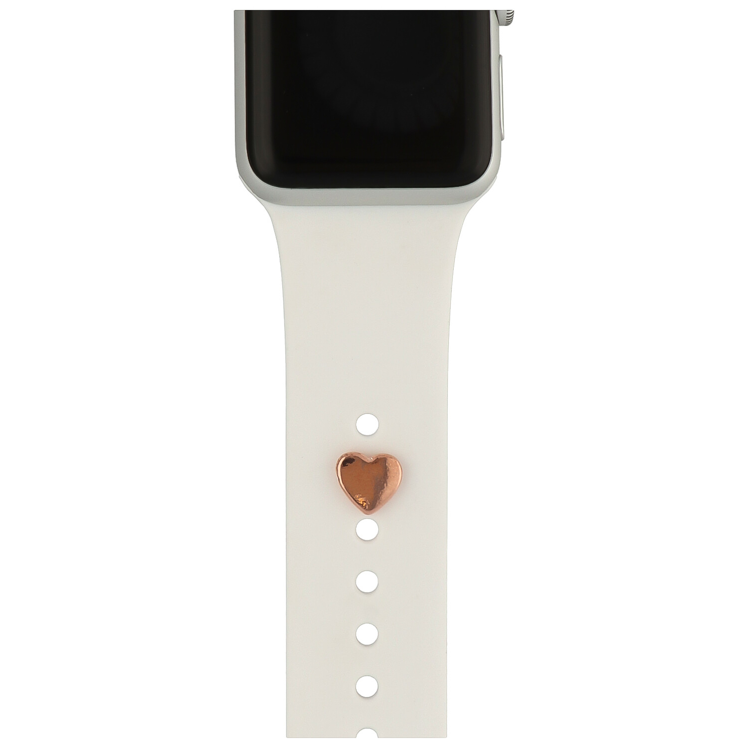 Apple Watch sieraad hart - rose goud - Geschikt voor - Apple Watch Series Ultra, 8, 7, SE, 6, 5, 4, 3, 2 en 1