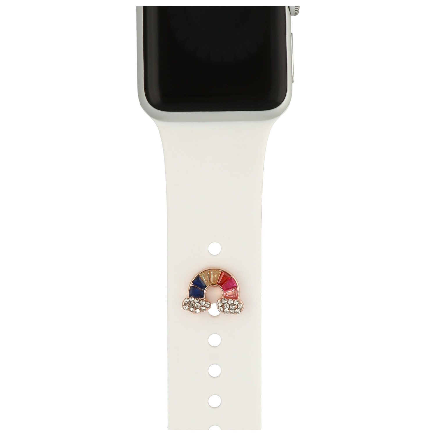 Apple Watch sieraad regenboog - rose goud - Geschikt voor - Apple Watch Series Ultra, 8, 7, SE, 6, 5, 4, 3, 2 en 1