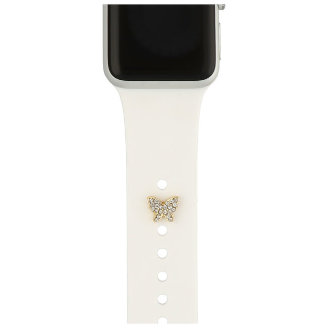 Apple Watch jewelry butterfly stones - gold