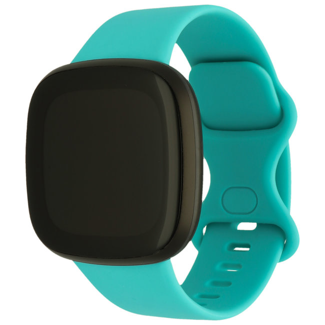 Merk 123watches Fitbit Versa 3 / Sense sport band - groenblauw