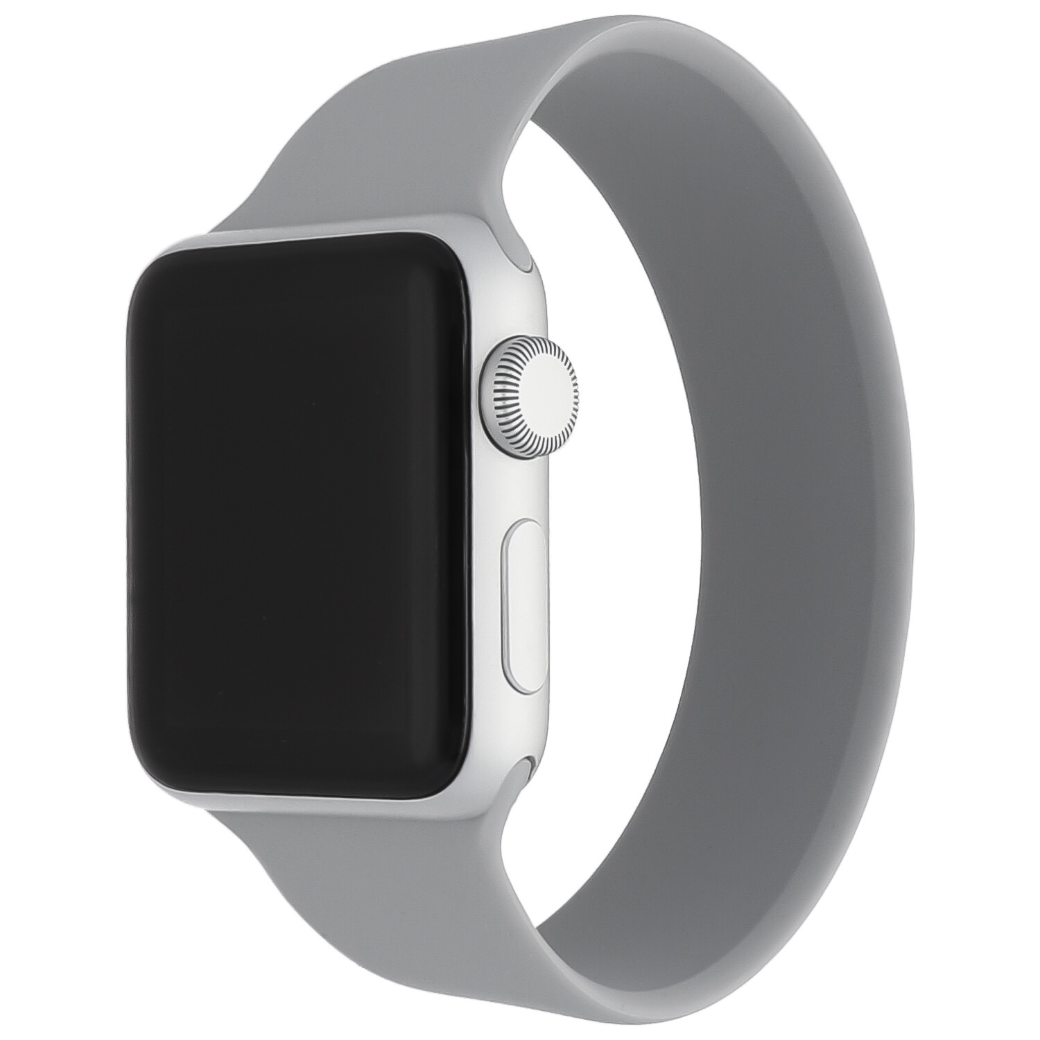 Apple Watch sport solo loop band - grijs - iwatch - Horlogeband Armband Polsband