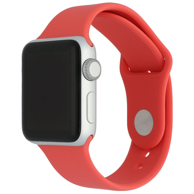 Apple Watch sport band - koraal rood
