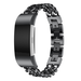 Merk 123watches Fitbit charge 3 & 4 cowboy steel link - black