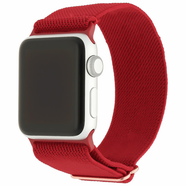 Apple watch nylon solo loop band - red