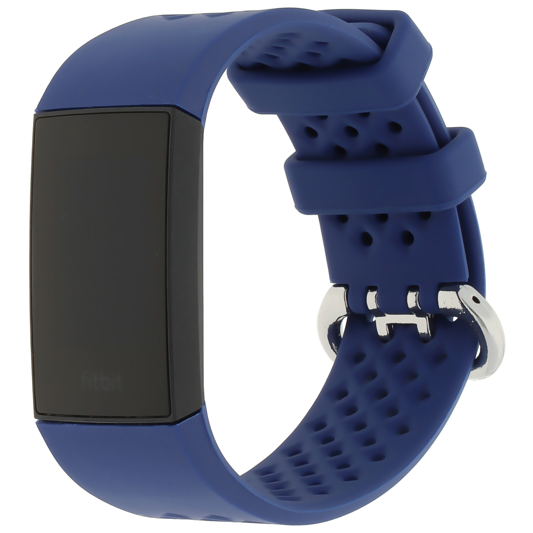 Goedkope Fitbit charge 3 4 sport point band - donkerblauw - 123watches B.V.