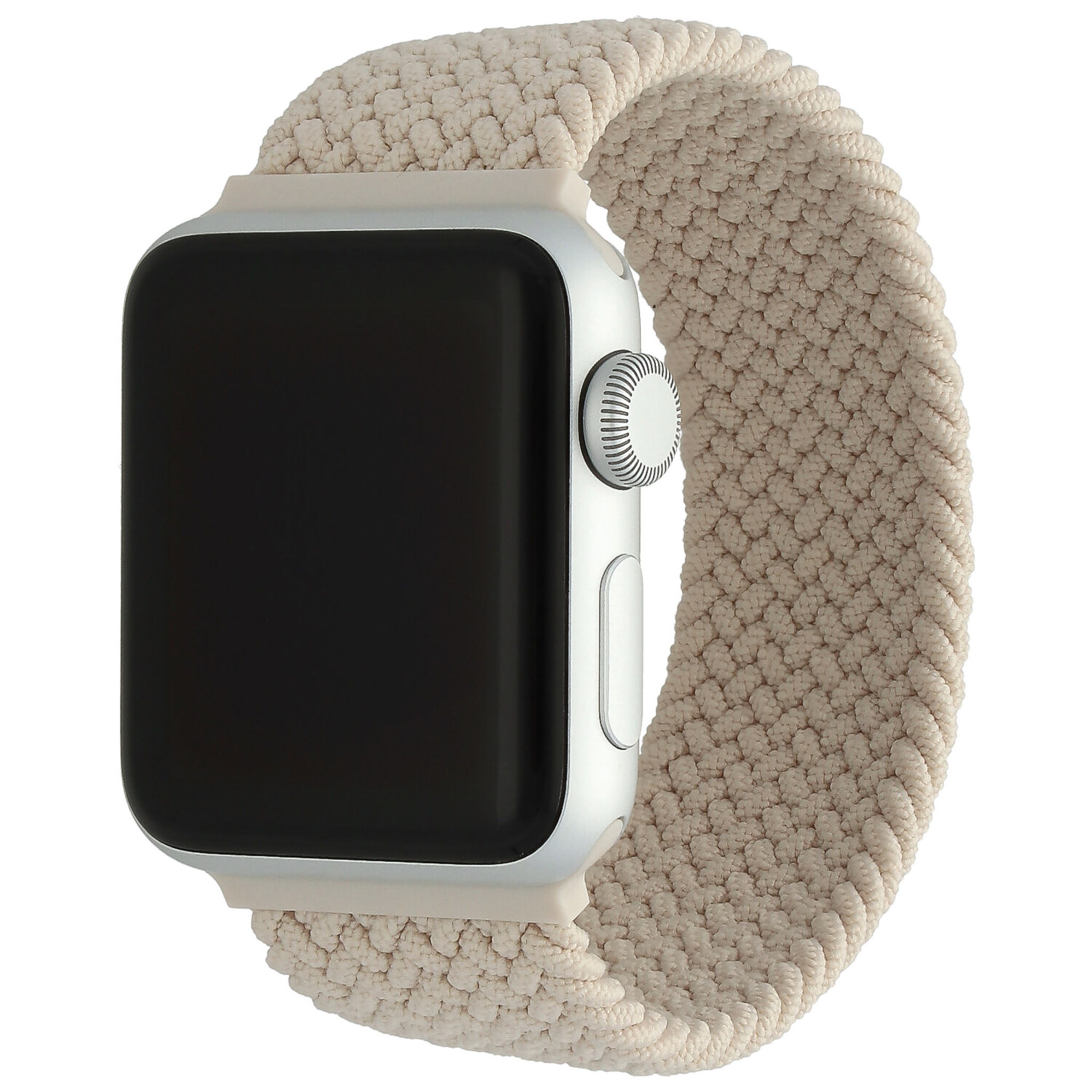 Apple Watch gevlochten solo band - sterrenlicht - iwatch - Horlogeband Armband Polsband