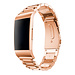 Merk 123watches Fitbit charge 3 & 4 beads steel link - rose gold
