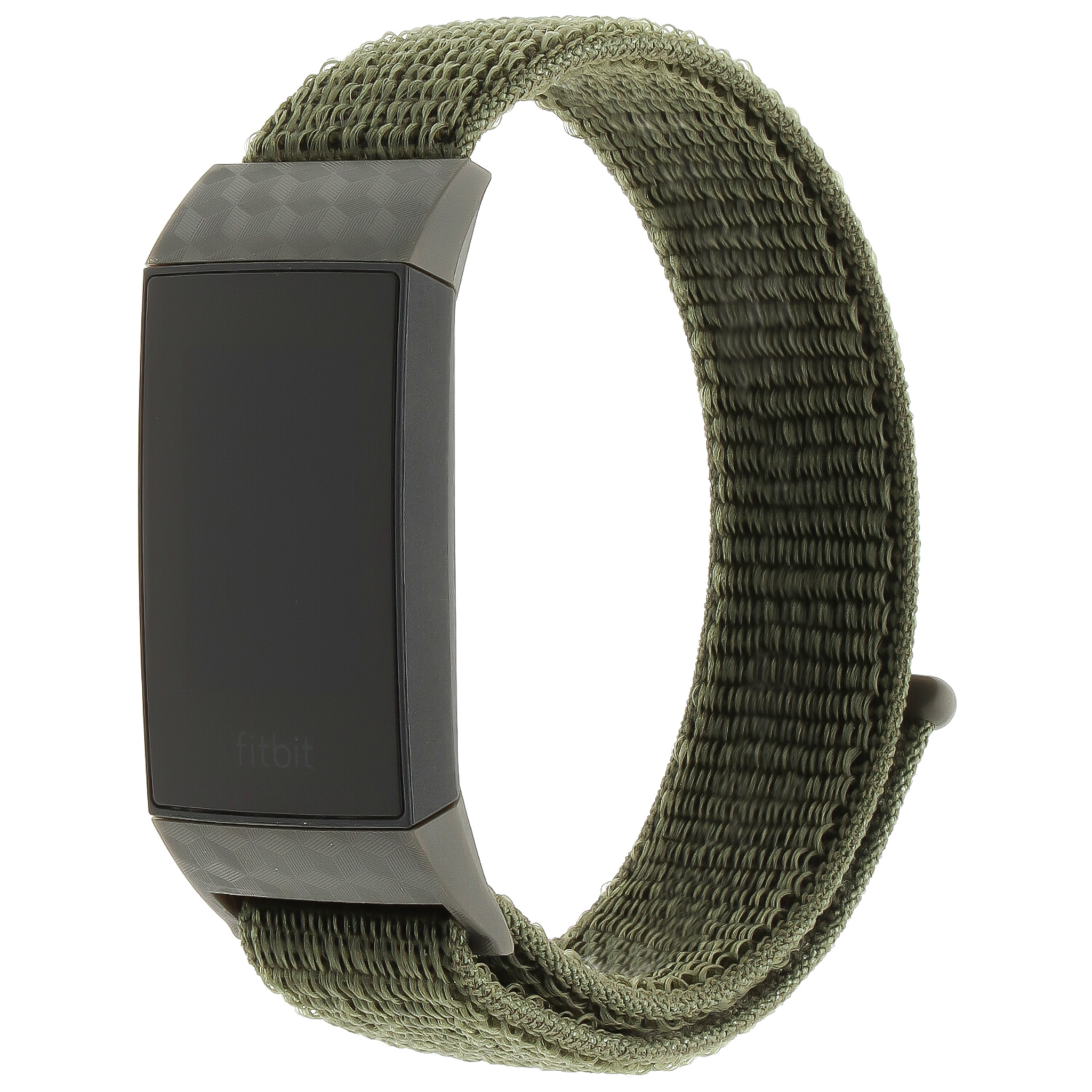 kleuring schelp Dapperheid Fitbit charge 3 & 4 nylon sport band - army green - 123watches B.V.