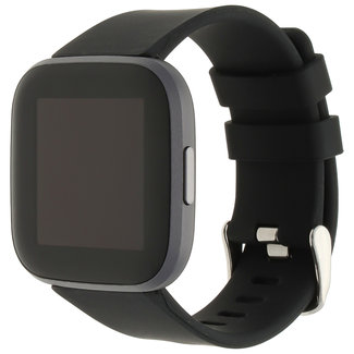 Merk 123watches Fitbit Versa sport band - zwart