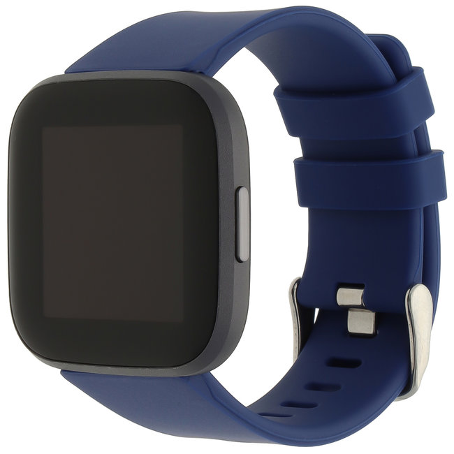 Merk 123watches Fitbit versa sport band - dark blue