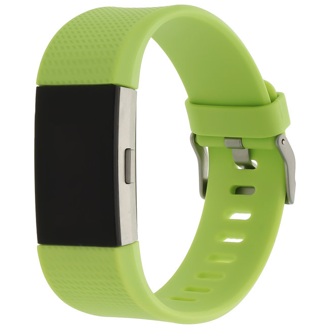 Merk 123watches Fitbit Charge 2 sport band - groen