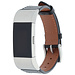 Merk 123watches Fitbit charge 2 premium leather strap - black