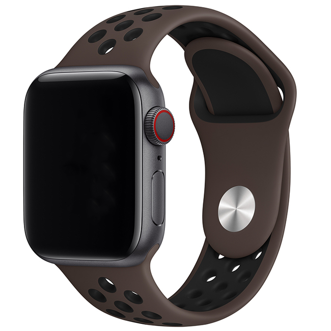 Apple watch double sport band - ironstone black