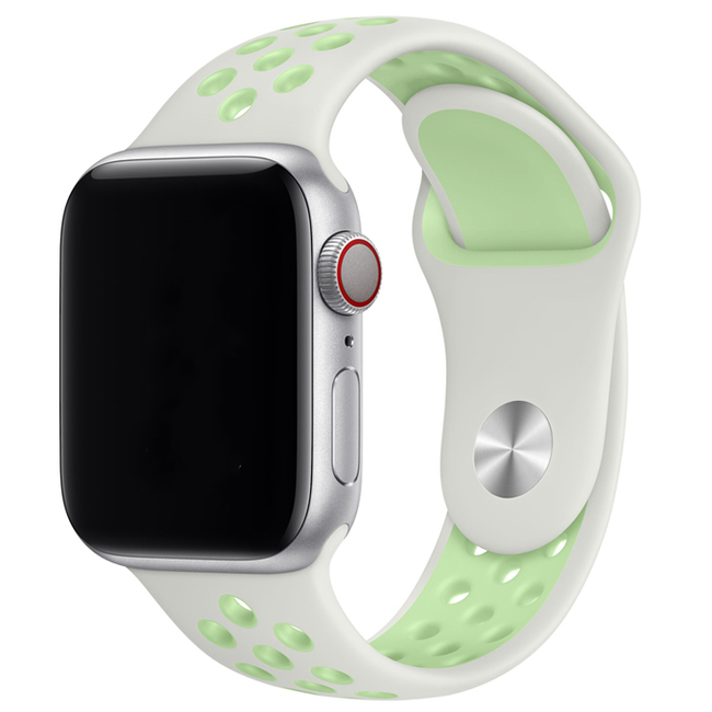 Apple Watch dubbel sport band - aura groen