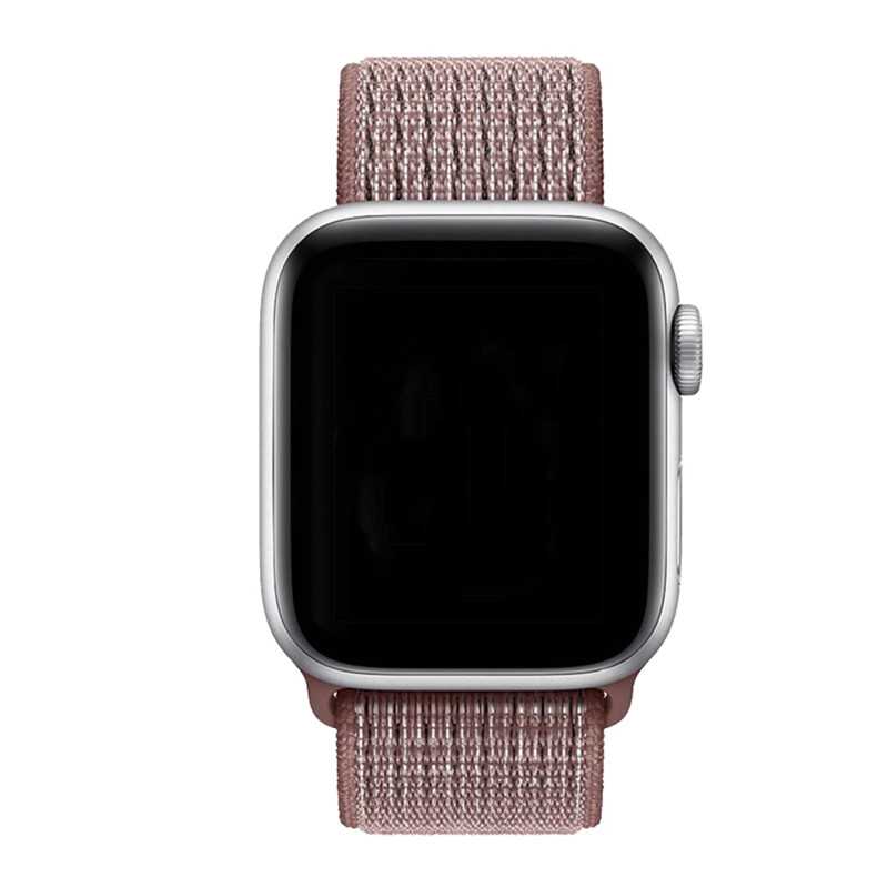 Apple watch nylon sport loop band - smokey mauve - 123watches B.V.