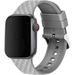 Merk 123watches Apple Watch rhombic silicone band - grijs