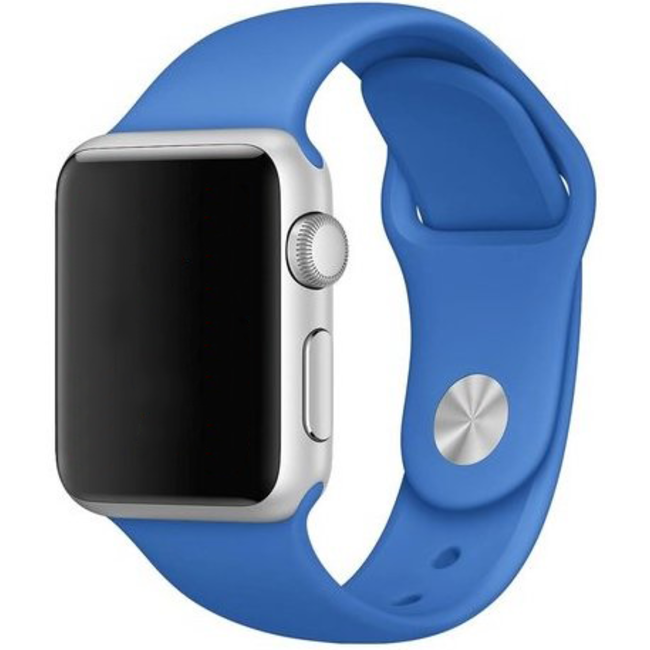 Merk 123watches Apple Watch sport band - koningsblauw