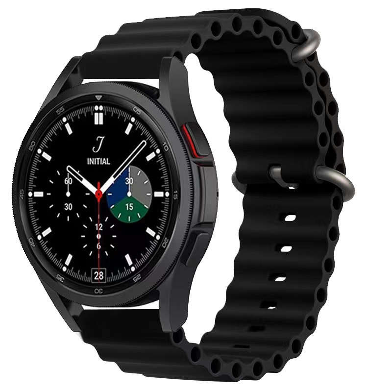 Garmin Vivoactive / Vivomove ocean band - zwart - Horlogeband Armband Polsband