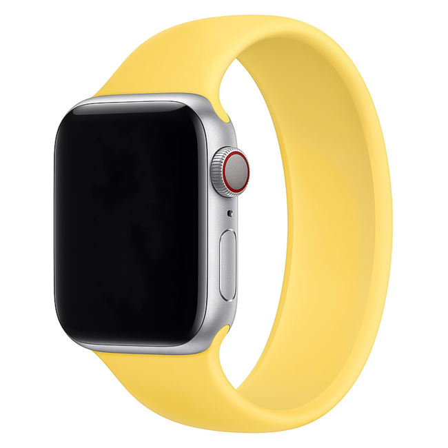 Merk 123watches Apple Watch sport solo loop band - geel