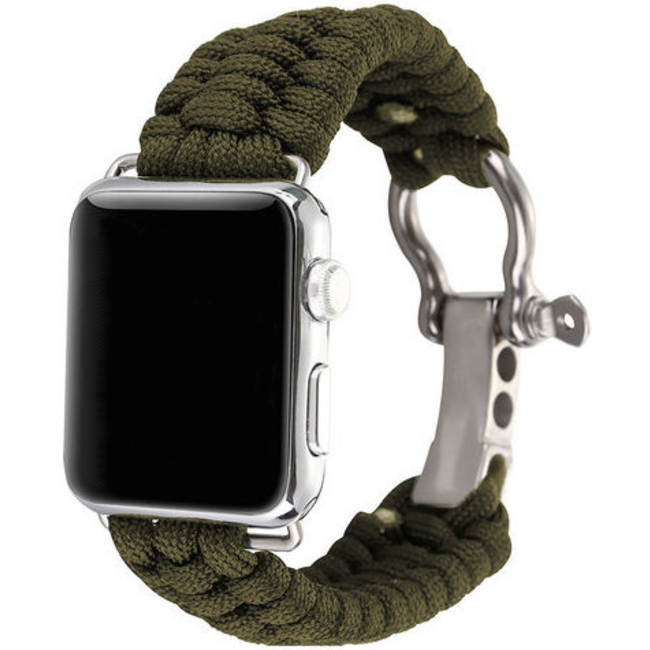 Merk 123watches Apple watch nylon rope band - green
