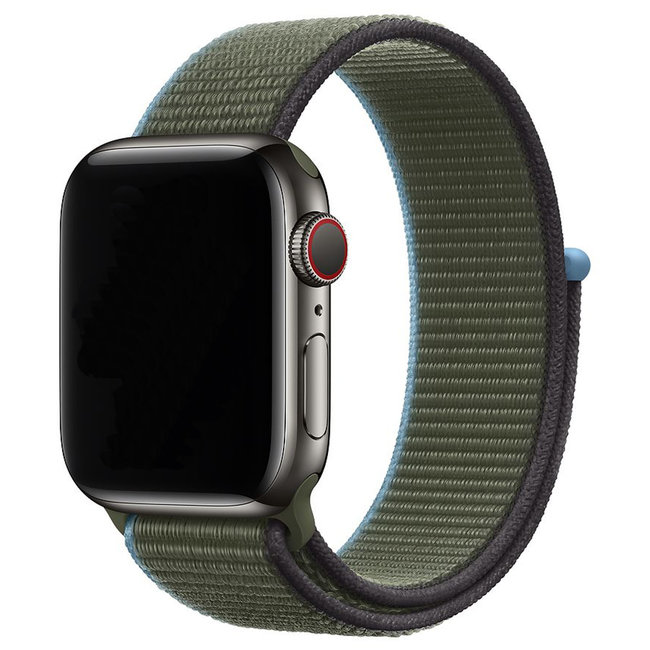 Apple Watch nylon sport loop band - inverness groen