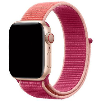 Merk 123watches Apple Watch nylon sport loop band - granaatappel