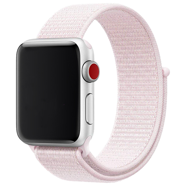 Apple Watch nylon sport loop band - roze