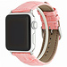 Merk 123watches Apple watch leather crocodiles band - pink