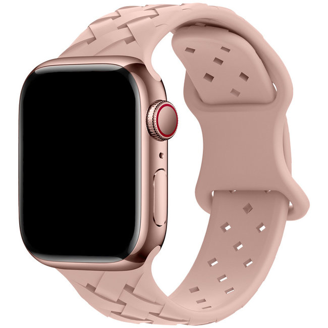 Apple Watch gevlochten sport band - pink sand