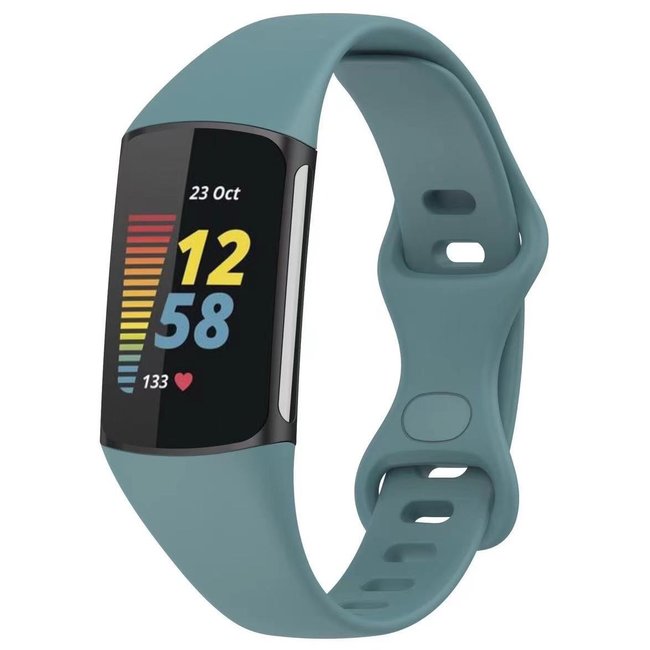 Fitbit Charge 5 sport band - blauw