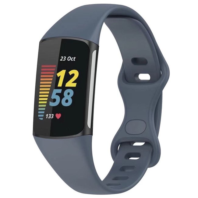 Fitbit Charge 5 sport band - rock cyan