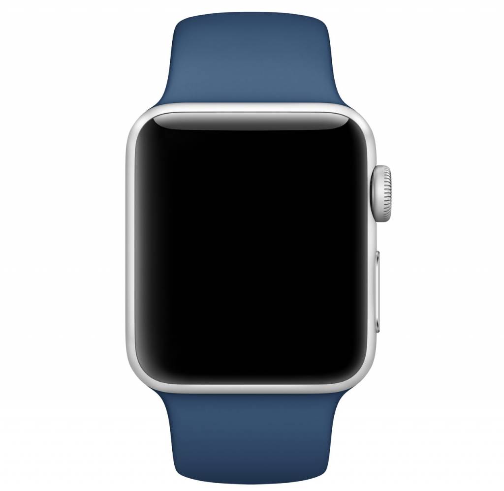 Apple watch sport band - ocean blue - 123Watches.nl