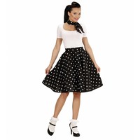 Widmann 50'S Rock And Roll Rok Met Nekband Zwart