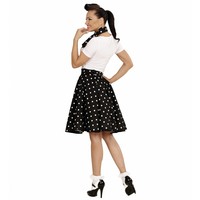 Widmann 50'S Rock And Roll Rok Met Nekband Zwart