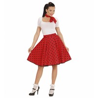 Widmann 50'S Rock And Roll Rok Met Nekband Rood