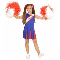 Widmann Cheerleader Pakje Blauw/Rood Meisje