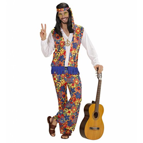 Widmann Hippie Kostuum Man