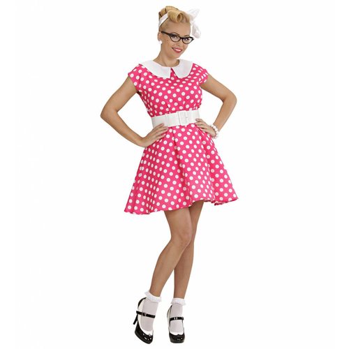 Widmann Jurk 50'S Met Petticoat Roze