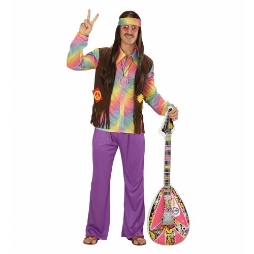 Widmann Hippie Kostuum Man