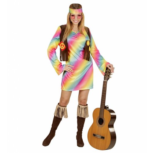 Widmann Hippie Kostuum Dame
