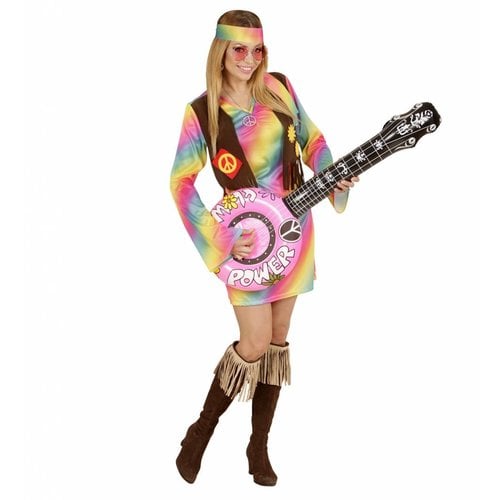 Widmann Hippie Kostuum Dame