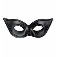 Oogmasker Zwart Kat/S&M