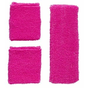 Zweetband Set Neon Roze