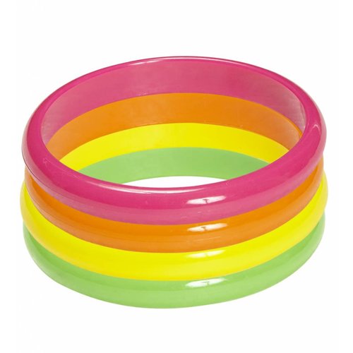 Widmann Set Van 4 Neon Armbanden