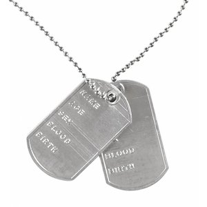 Dog Tag Aan Ketting