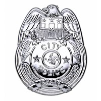 Widmann Zilveren Politie Badge