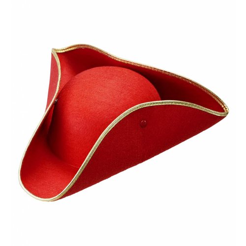 Tricorn Vilt Rood